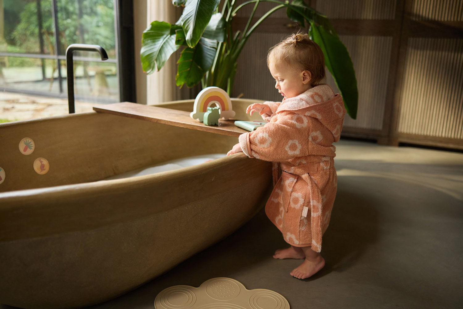 Jollein Badroch Frotté 1-2 år Jacquard Flower										 - 7