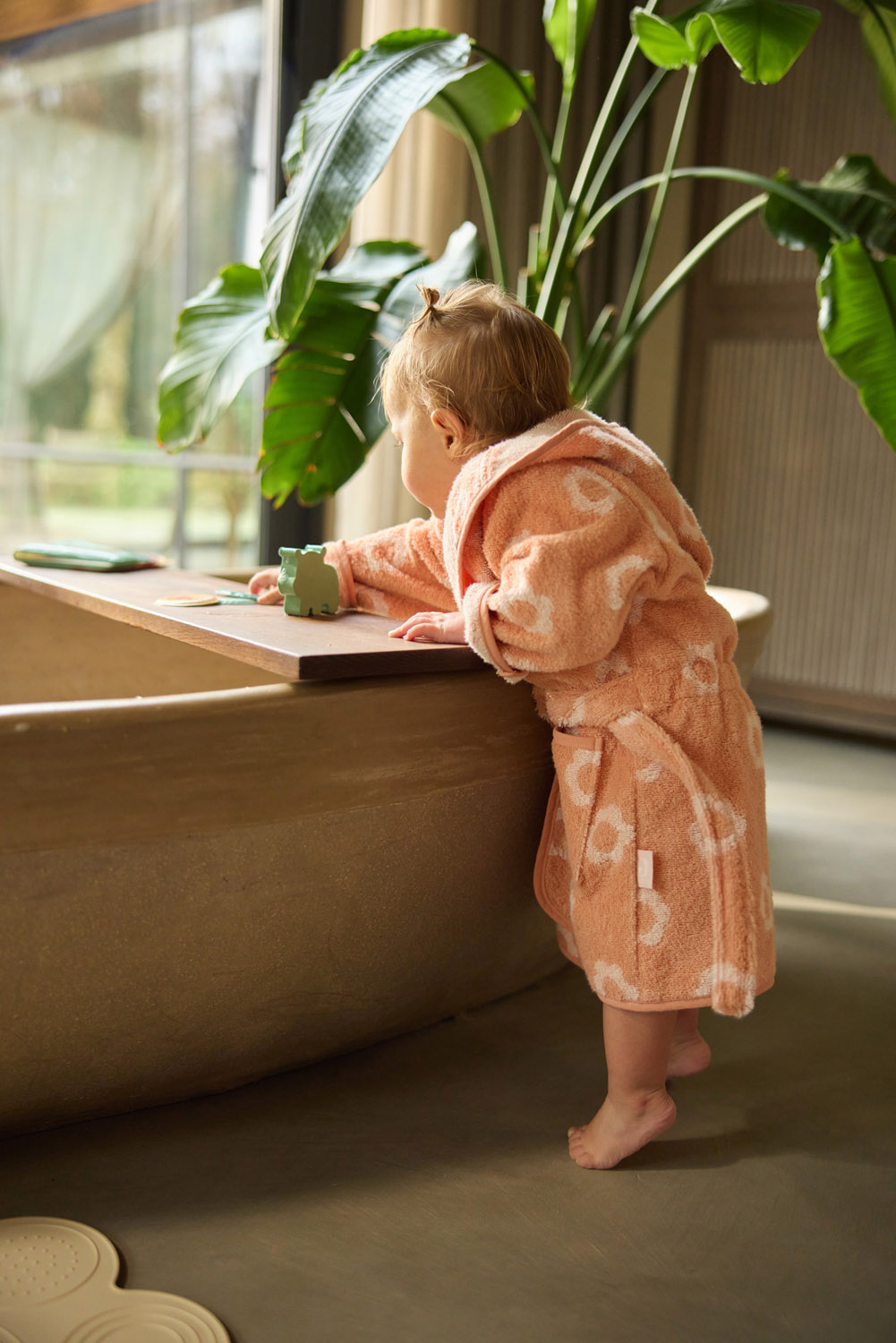 Jollein Badroch Frotté 1-2 år Jacquard Flower										 - 6