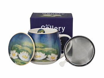 Claude Monet : Water Lilies -  Mugg Barrel med tesil och lock i presentask
