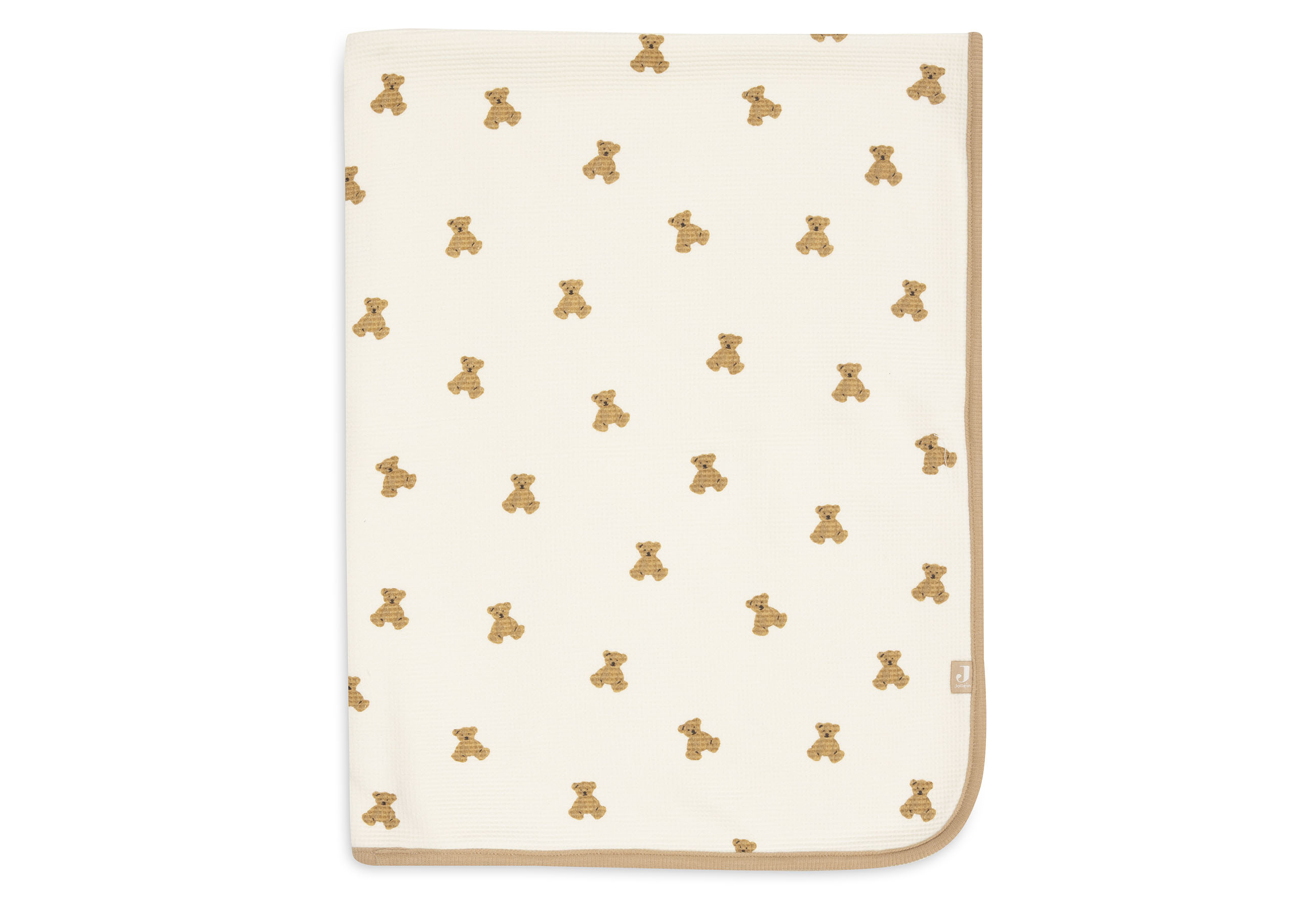 Jollein Babyfilt 75x100cm Mini Teddy Bear Little Waffle						