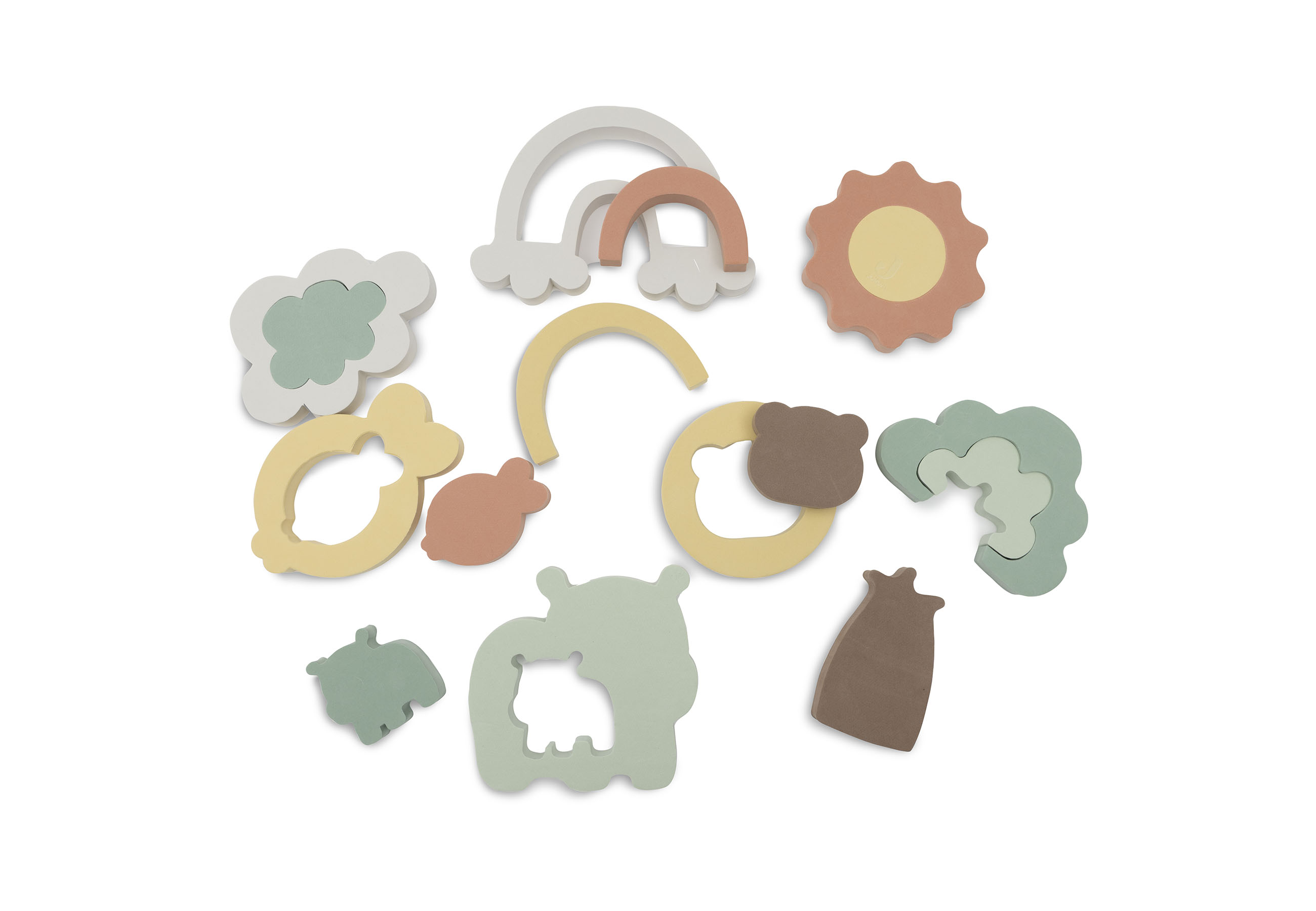 Jollein Bad Foam Puzzle Kangaroots																				 - 3