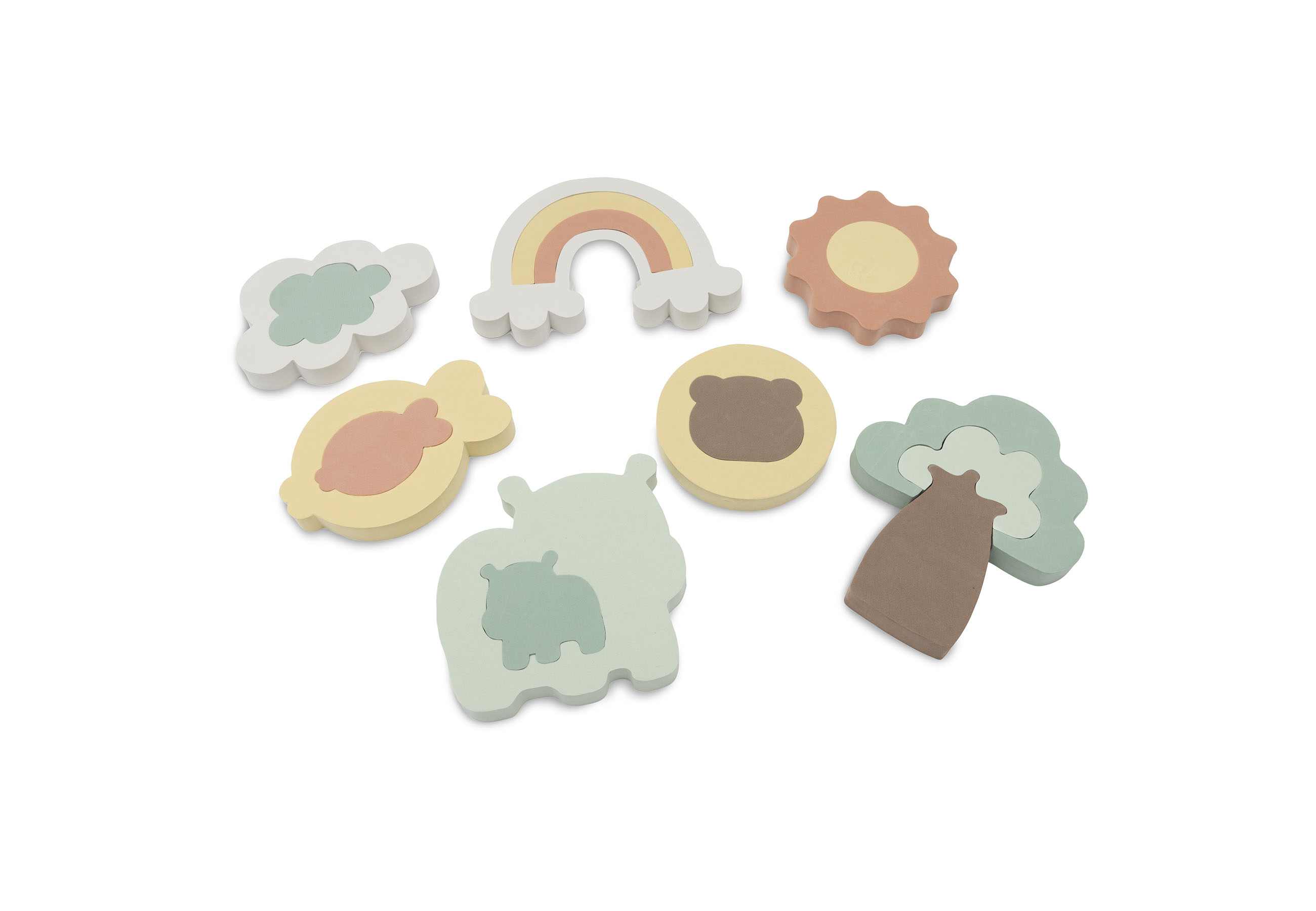 Jollein Bad Foam Puzzle Kangaroots																				