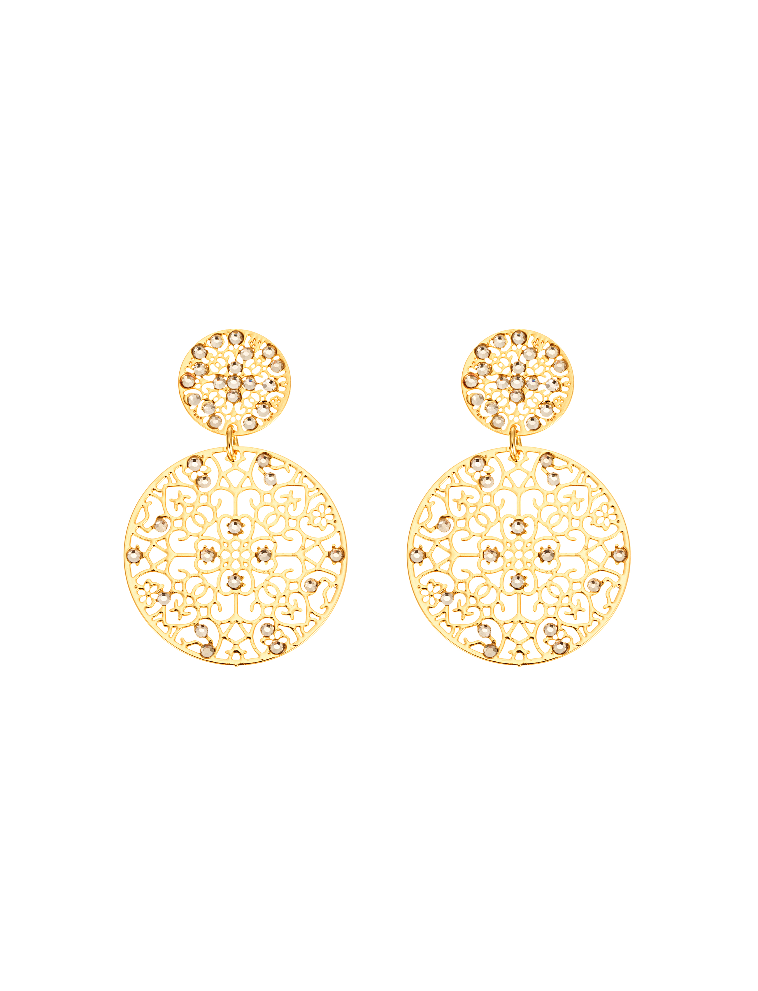 Double spinn party earring gold - 6