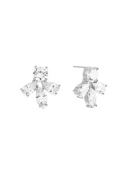 Crown mini earring steel