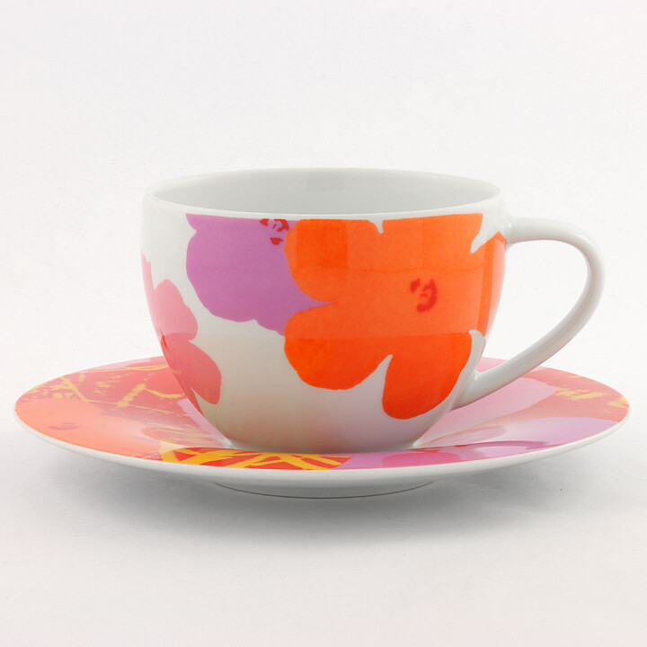 Andy Warhol (Flowers 1980s) Teacup with Modern Decor from Rosenthal 12 cm  [Sample Images]