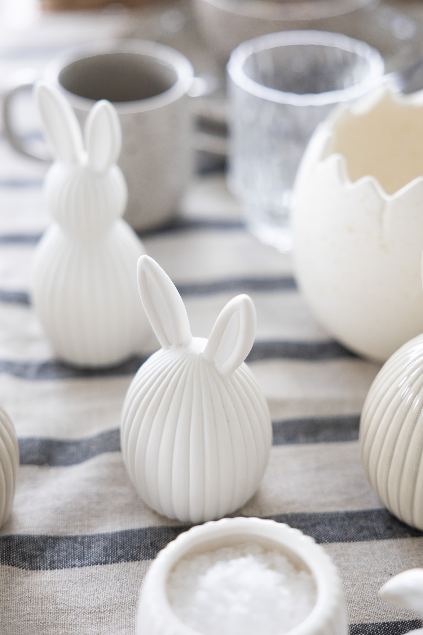 Meja - Rabbit - Hare - Easter decoration - White Decoration - Small - 5