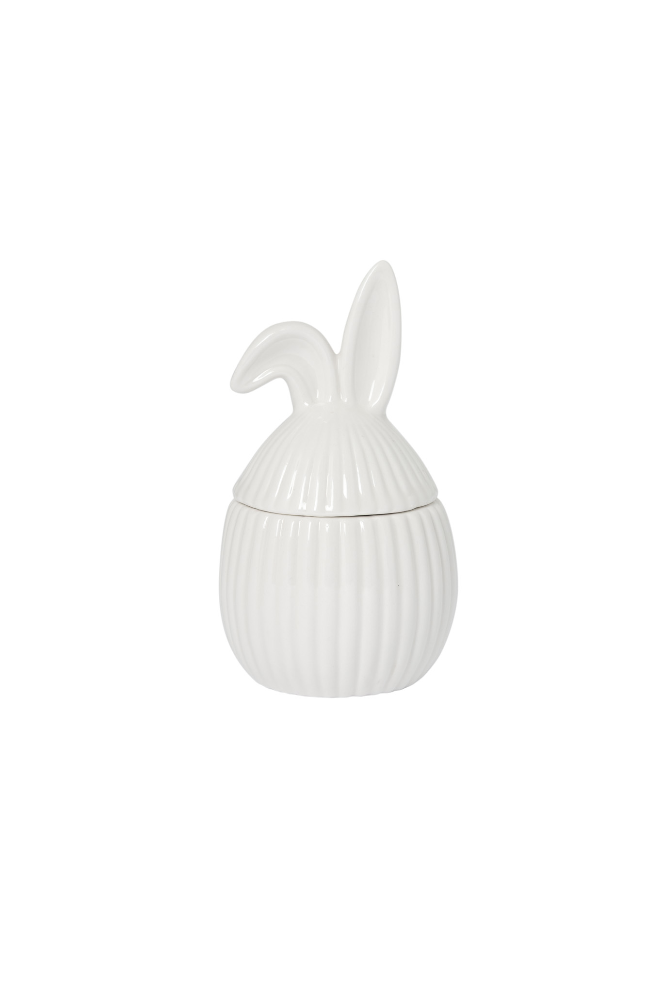 Alba - Kanin - Hare - Burk - Liten - Påskpynt - Vit Dekoration - 4