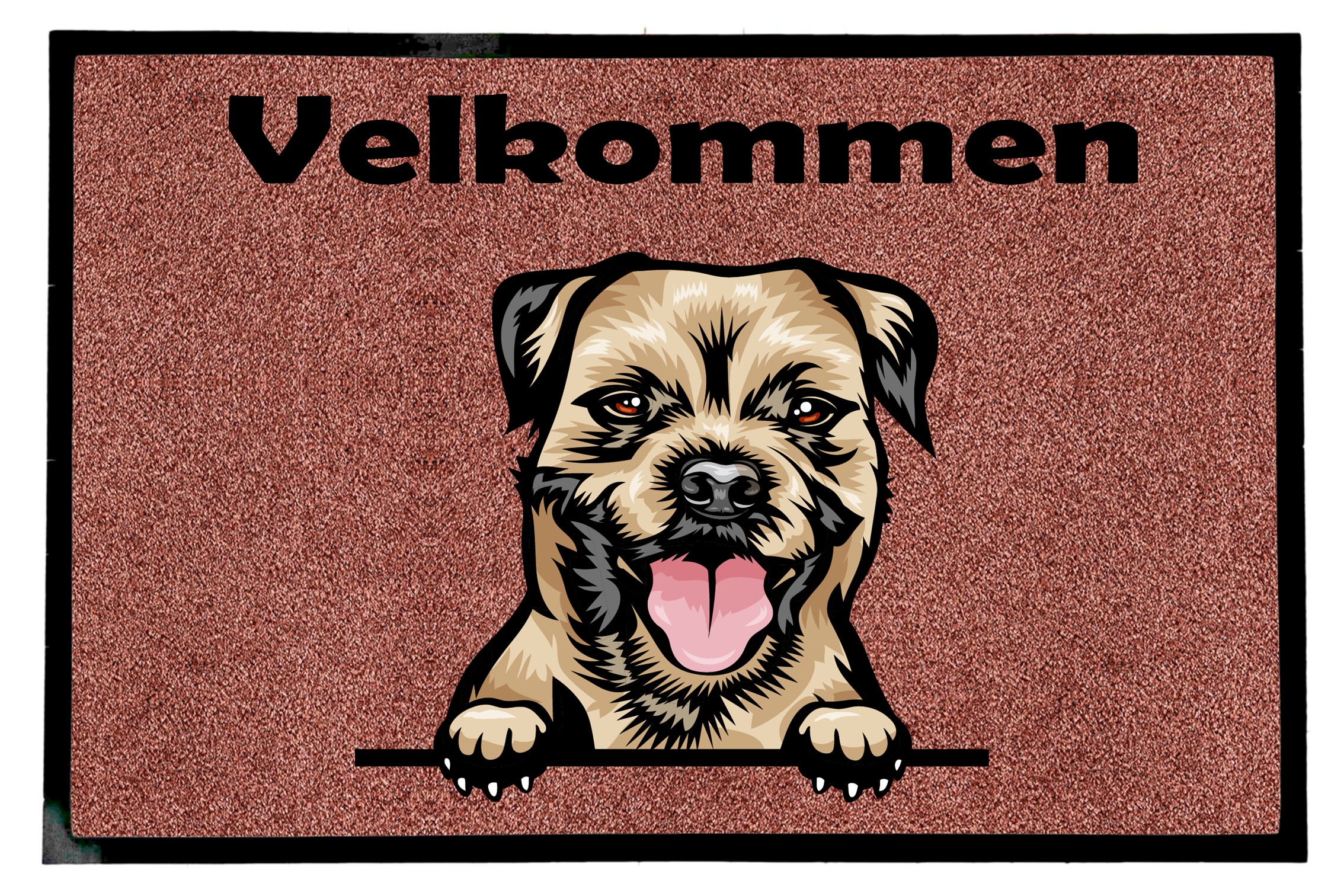 Dørmatte Border terrier 1