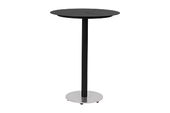 Peace bar table black Ø80 H104 cm
