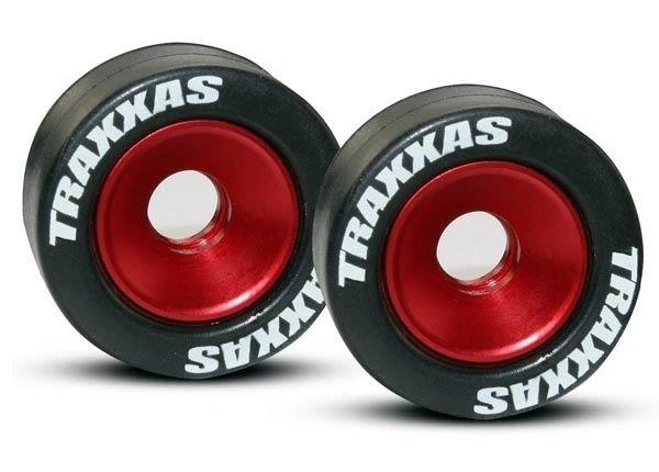 Traxxas Wheelie Hjul Aluminium Röd (2)