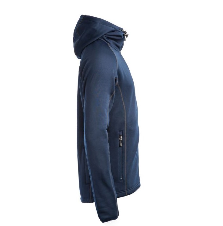 Arrak Outdoor Powerfleece Hood, Men - Navy - 2