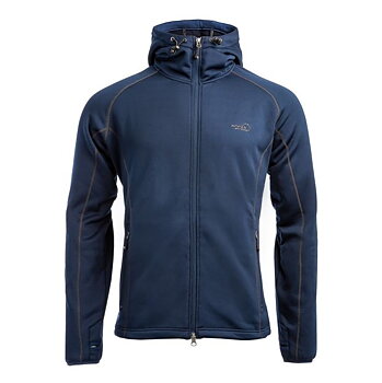 Arrak Outdoor Powerfleece Hood, Herr - Navy