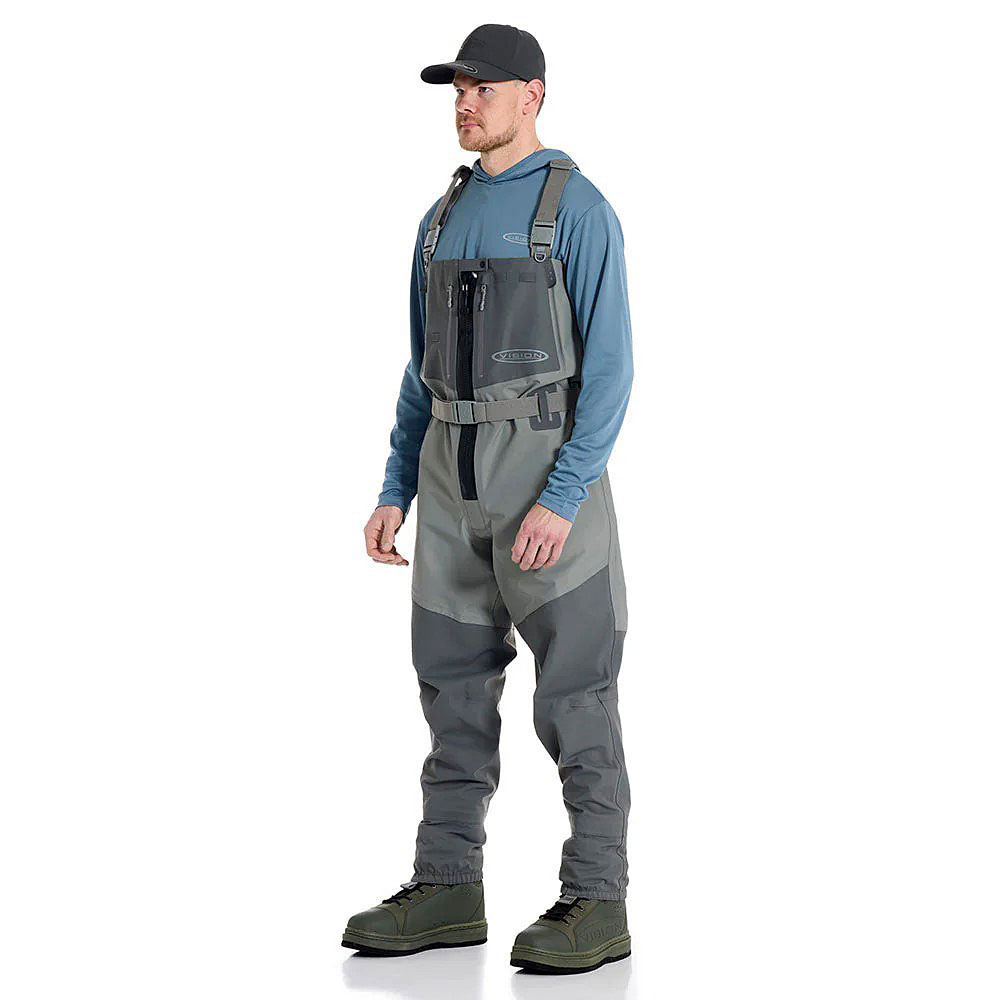 Vision Koski Zip Grey Ventilerande Vadare