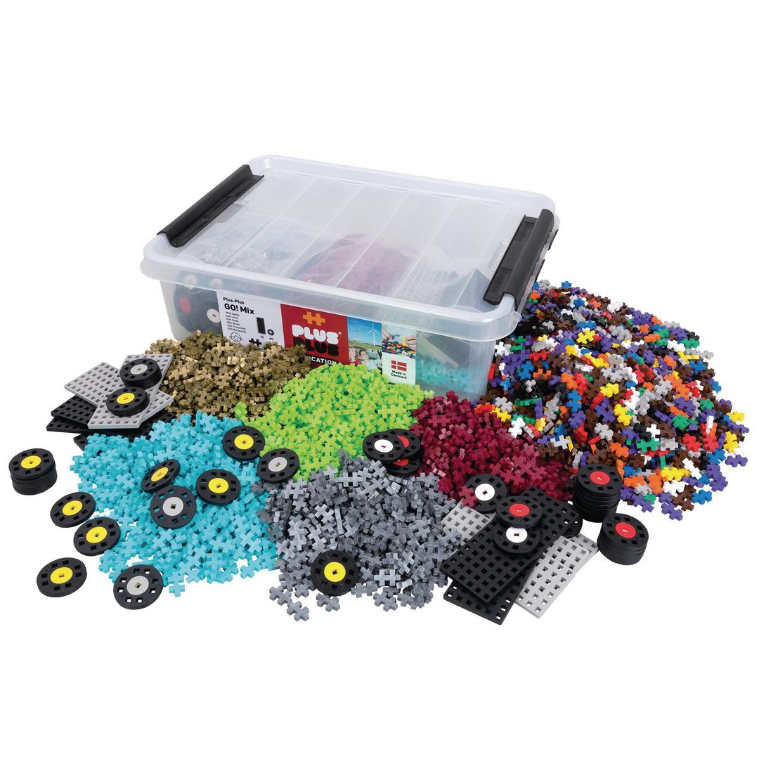 PLUS PLUS Mini med hjul chassi 2650/fp
