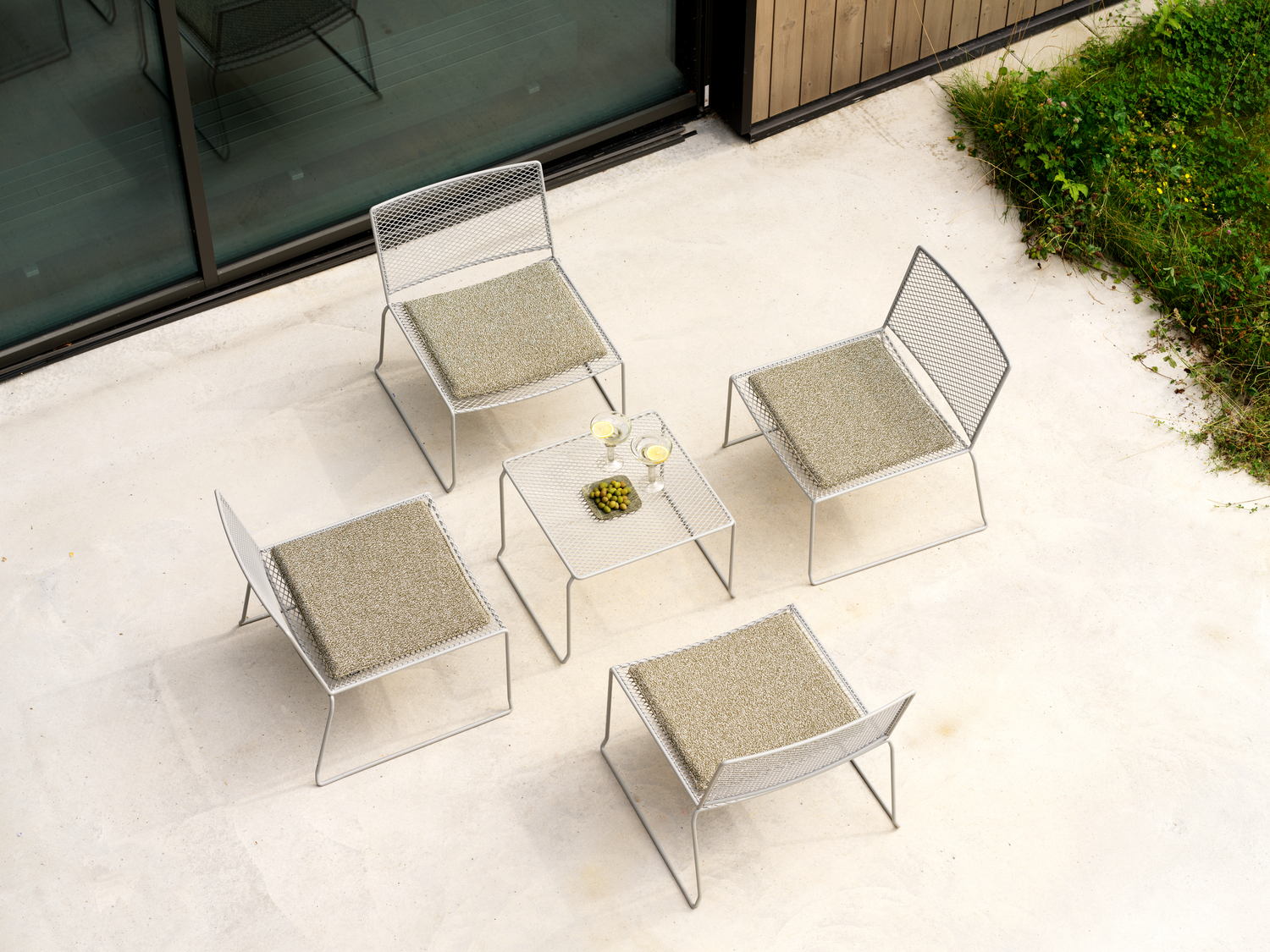 HARU loungefåtölj  Pearl white - 4