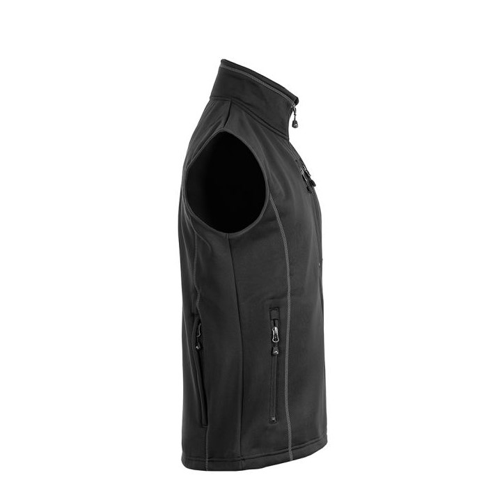 Arrak Outdoor Powerfleece Vest, Men - Black - 2