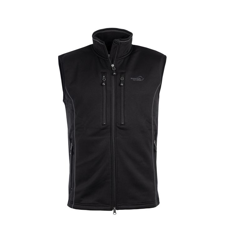 Arrak Outdoor Powerfleece Vest, Men - Black