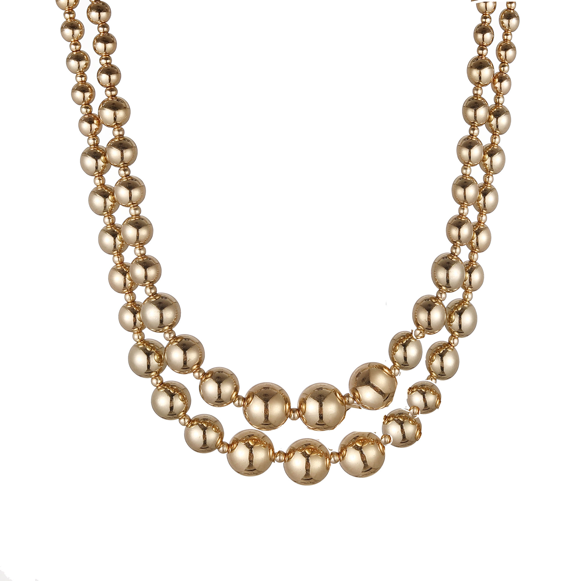 Halsband kort guld