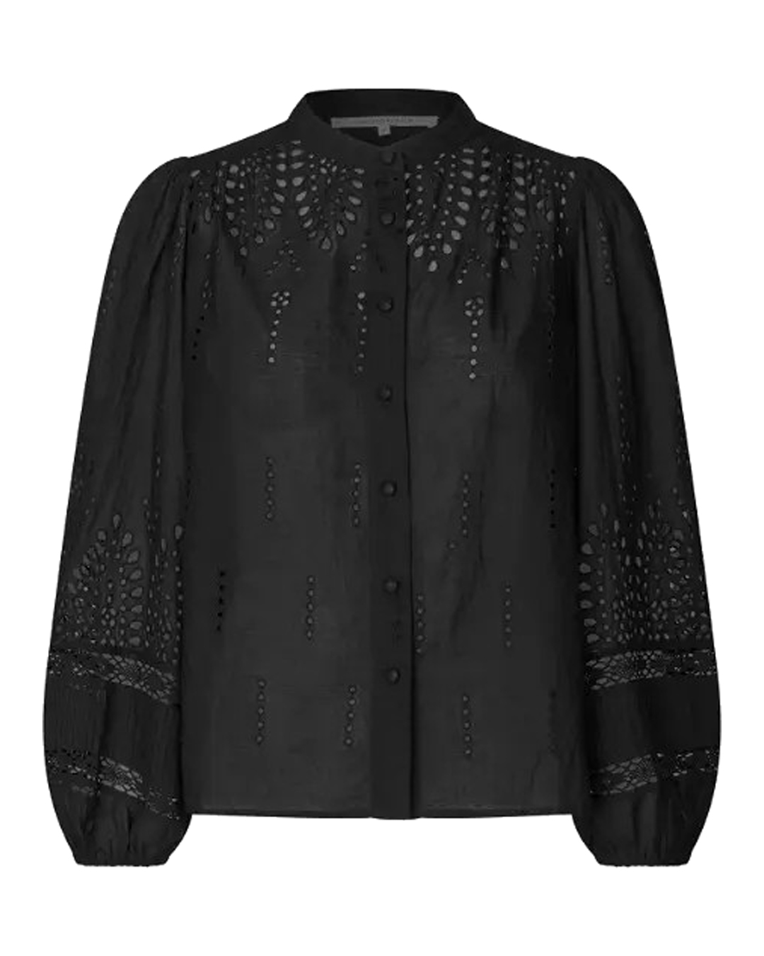 Blus Camil genombruten svart - 5