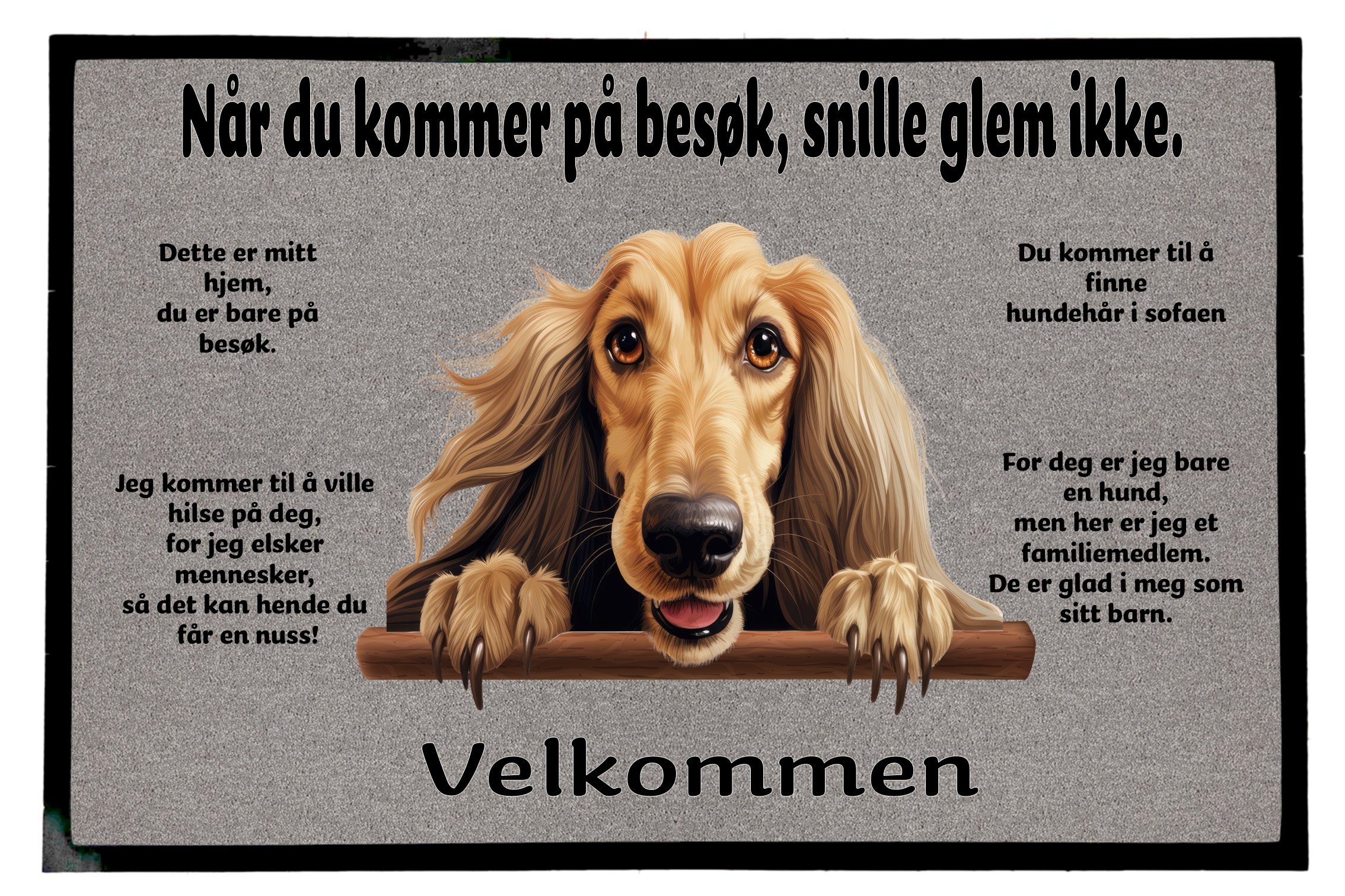 Dørmatte Afghansk mynde1