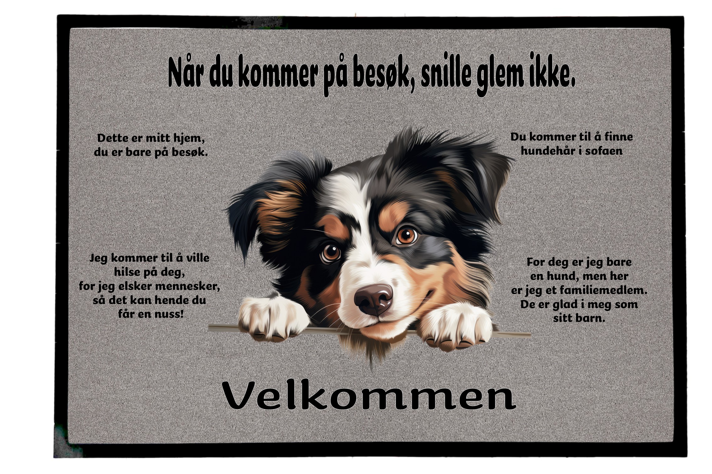 Dørmatte Amerikansk Shepherd i miniatyr 1