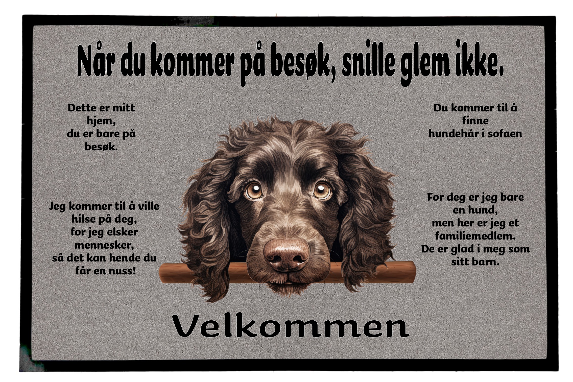 Dørmatte Amerikansk Water Spaniel 1