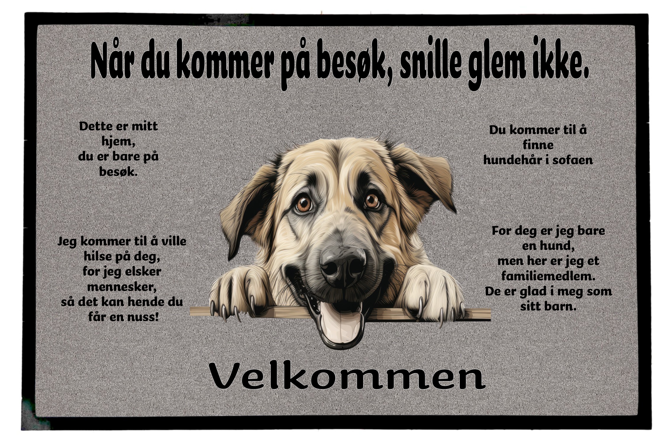 Dørmatte Anatolisk gjeterhund 1