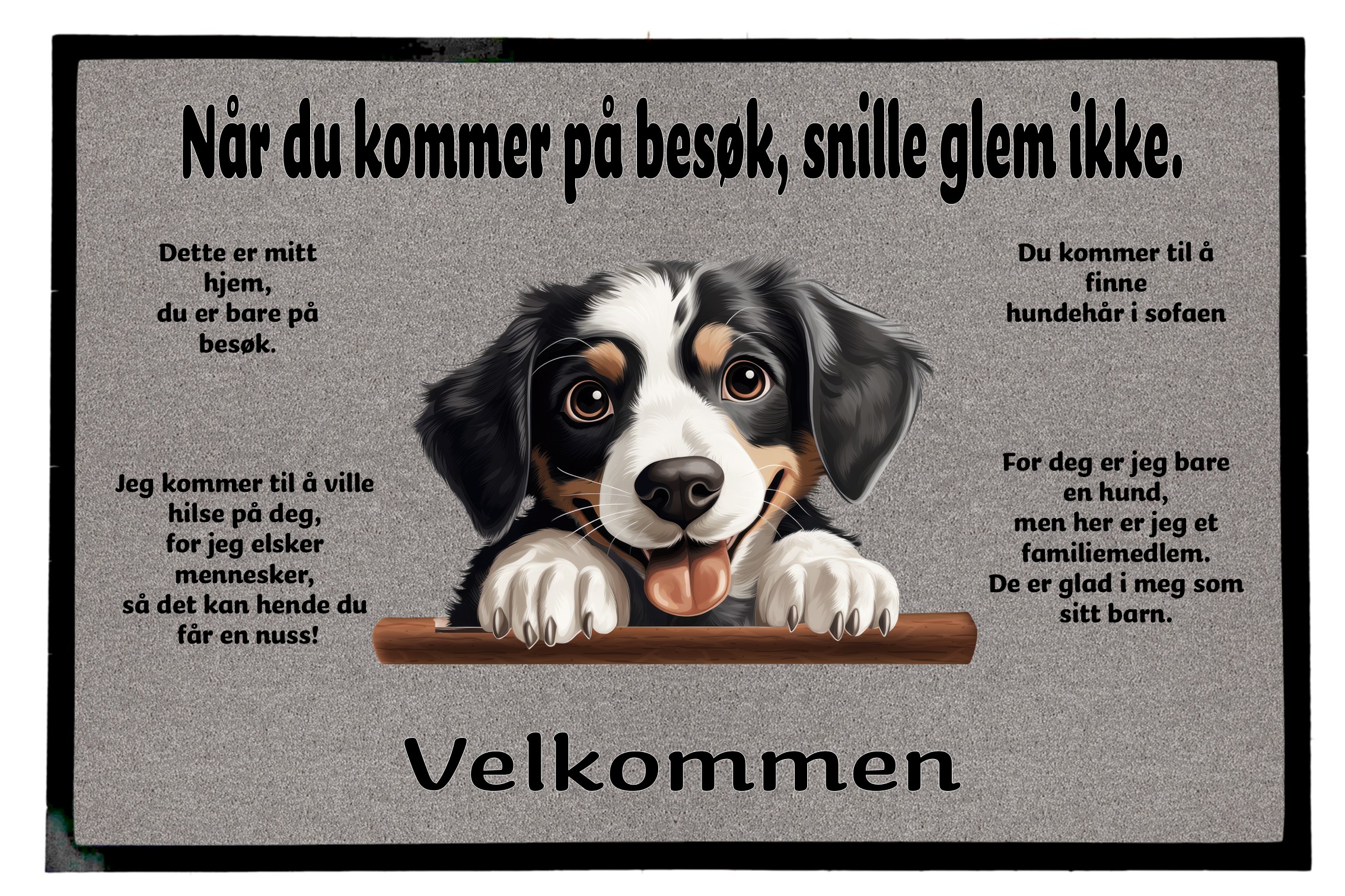 Dørmatte Appenzeller Sennenhund 1