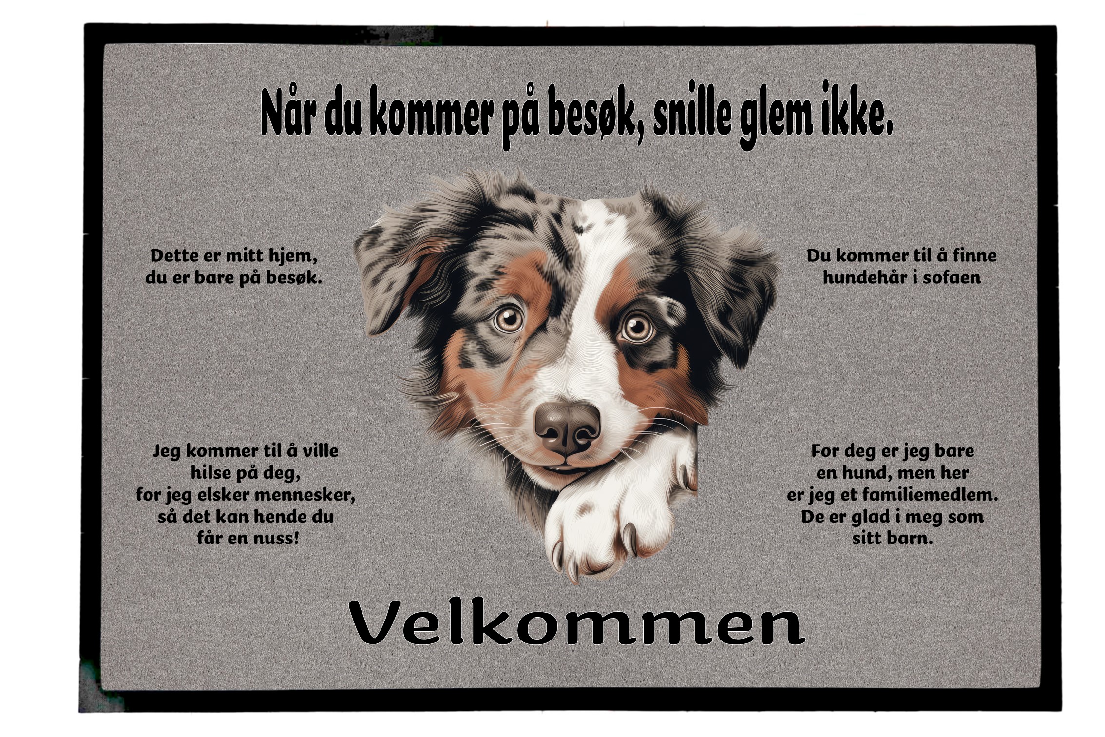 Dørmatte Australian Shepherd 5