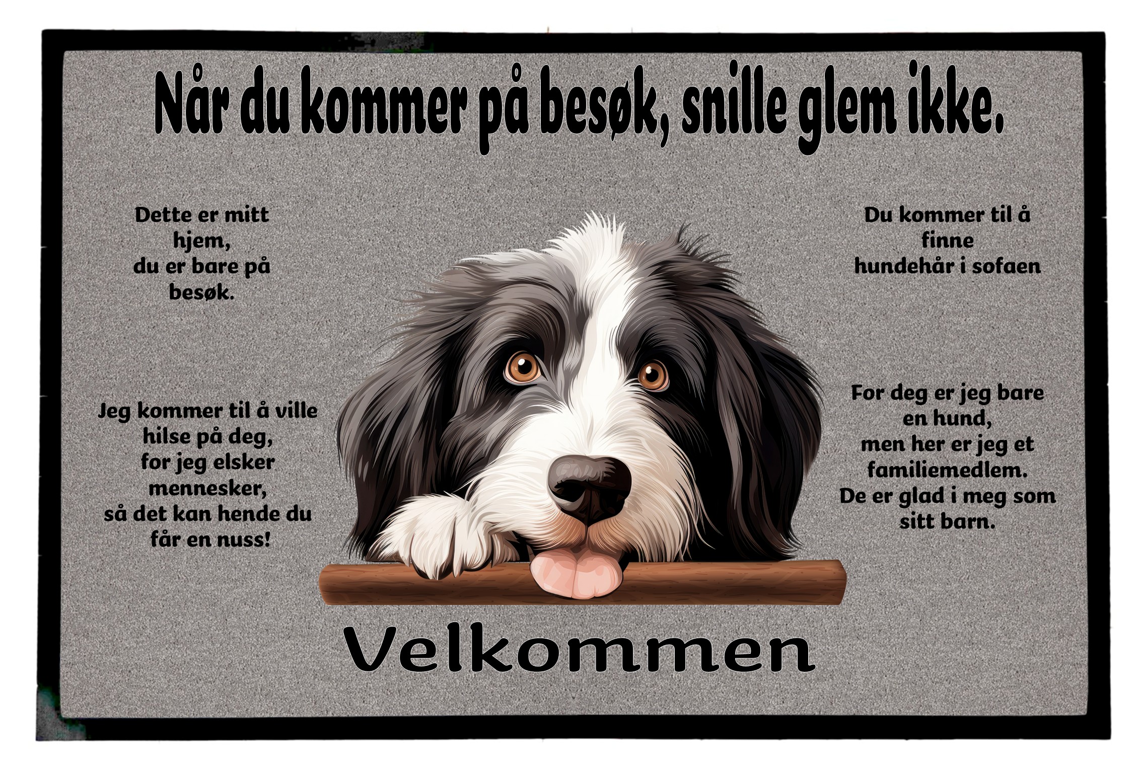Dørmatte Bedercollie 3