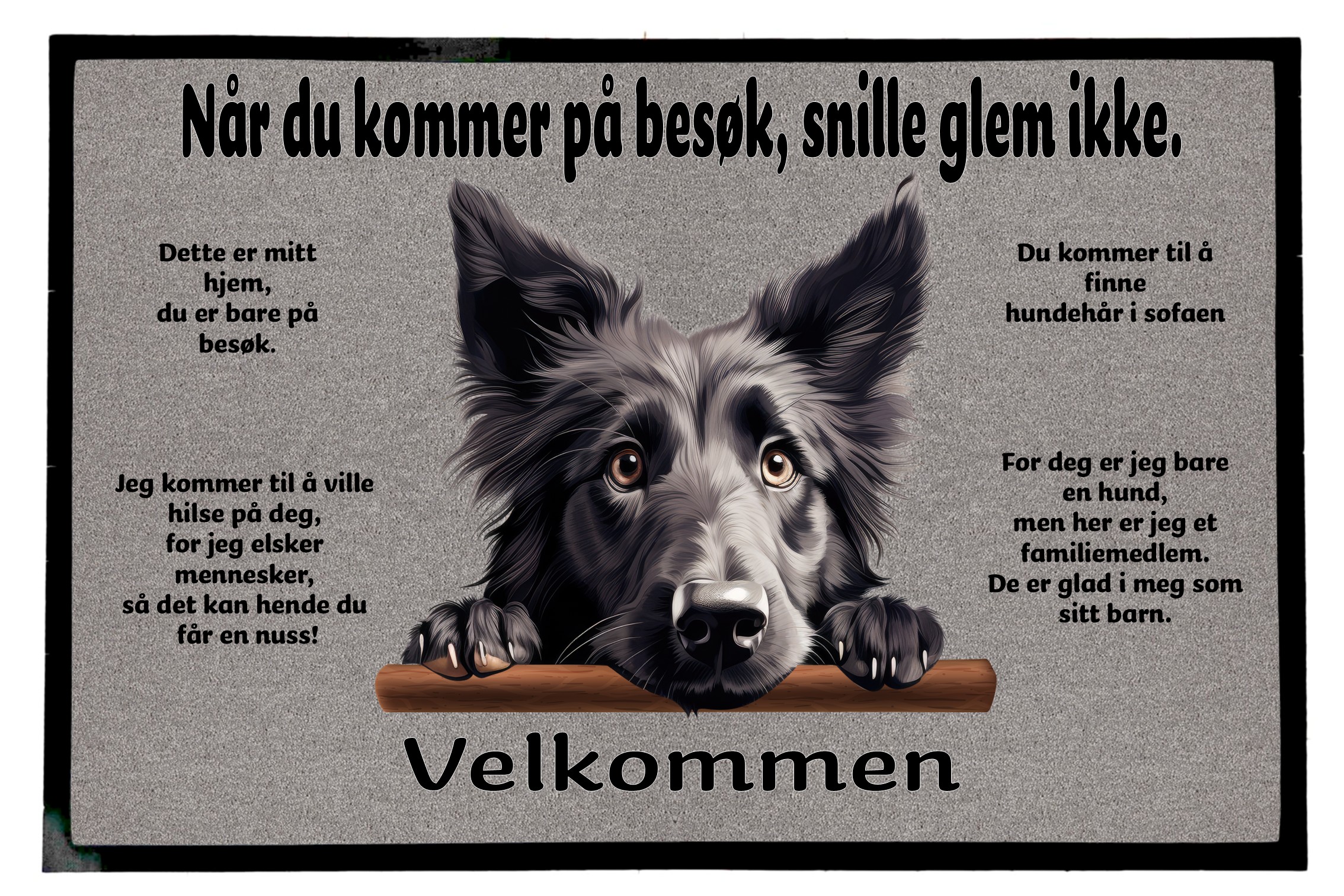 Dørmatte Belgisk gjeterhund 1