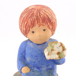 Lisa Larson (Sculptures 1977) Fantastic Flower Girl 22 cm (4)