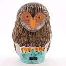 Lars Pagfeldt (1970s) Colorful Rounded Owl 20 cm
