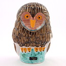 ラース・パグフェルト  カラフルなフクロウの彫刻  20cm  1970年代