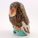 Lars Pagfeldt (1970s) Colorful Rounded Owl 20 cm