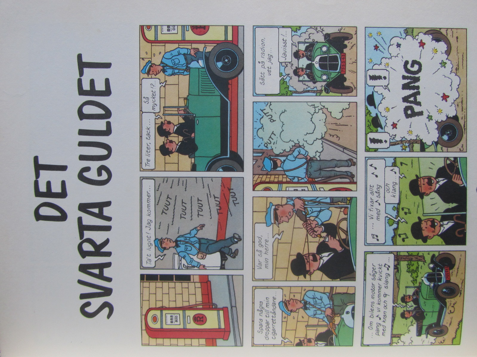 Tintin 06 Det svarta guldet 1:a uppl. Vg- - 3