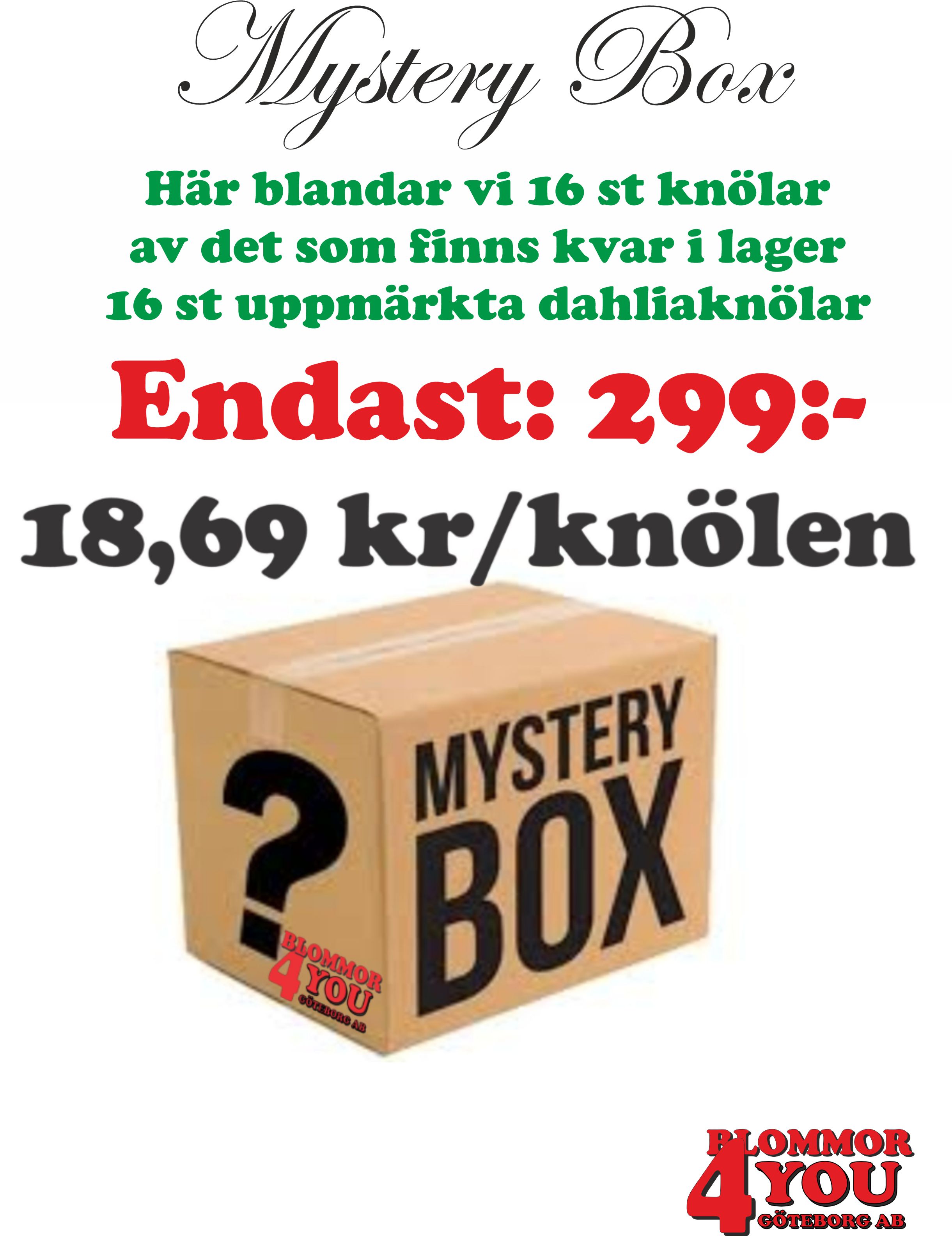 Mystery Box 16 st knölar **