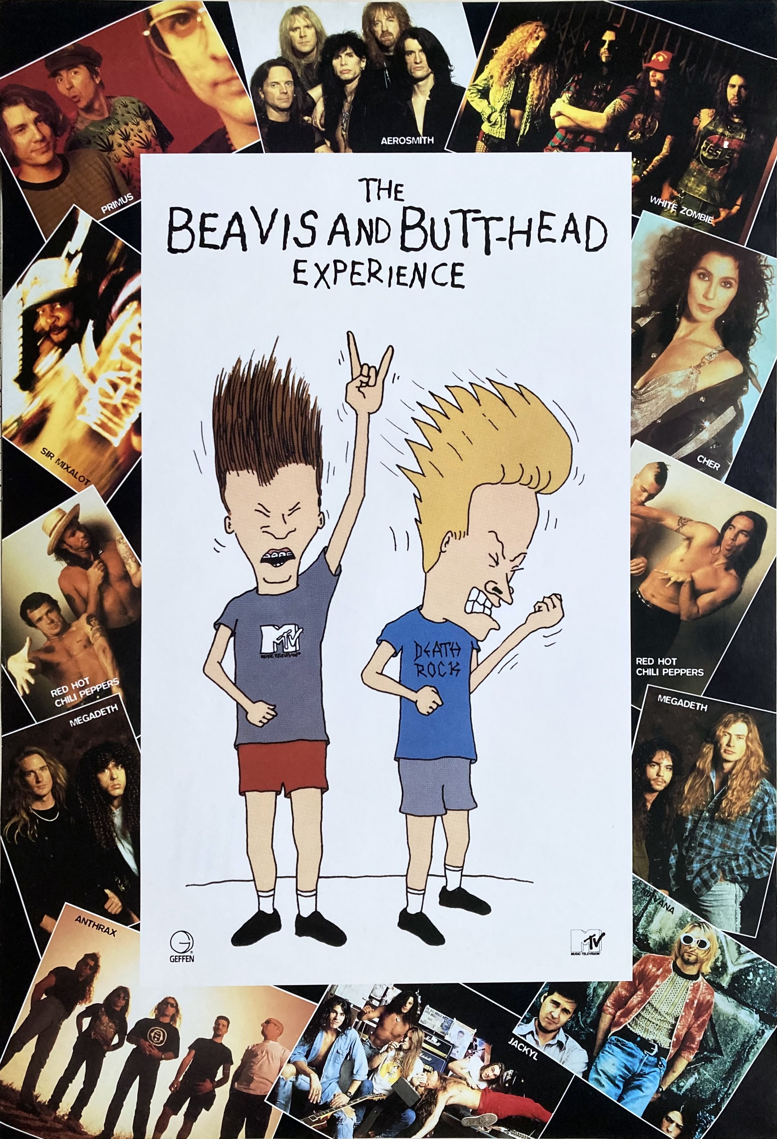 THE BEAVIS AND BUTT-HEAD EXPERIENCE (1993) LP Promoaffisch