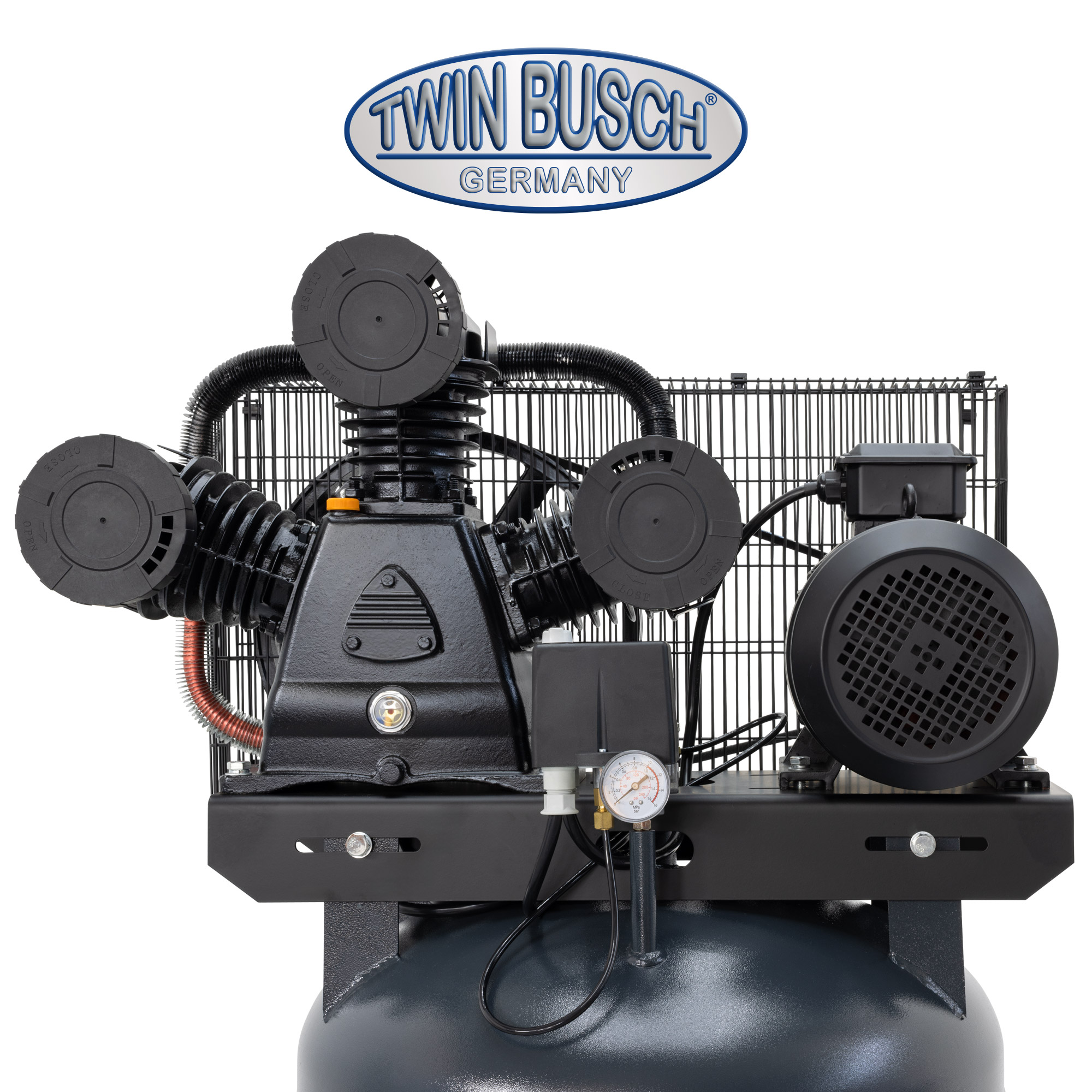 Kompressor 250 L stående 3 cyl - 3