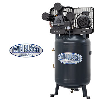 Kompressor 250 L stående 3 cyl