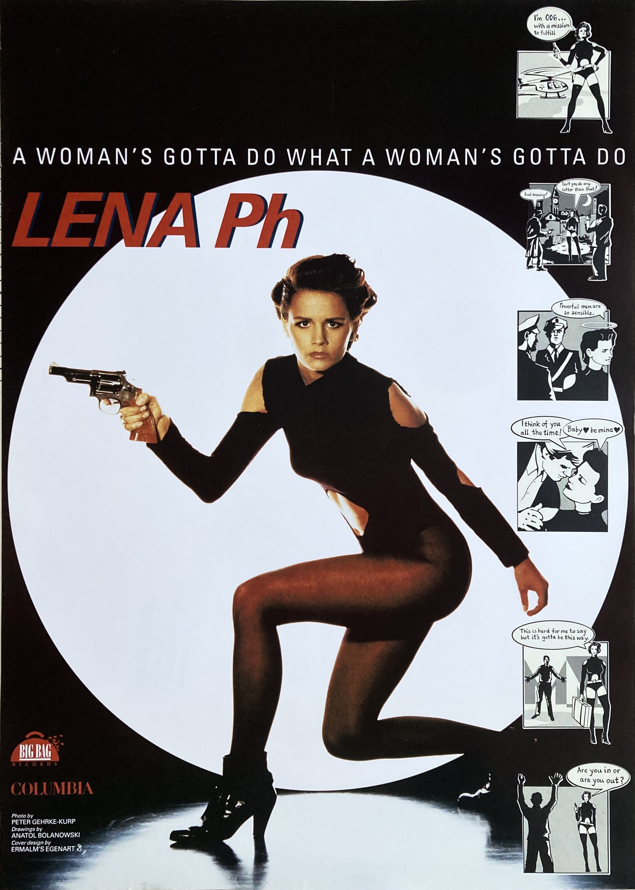 LENA PH Agent 006 – A Woman's Gotta Do What A Woman's Gotta Do (1991) LP Promo poster