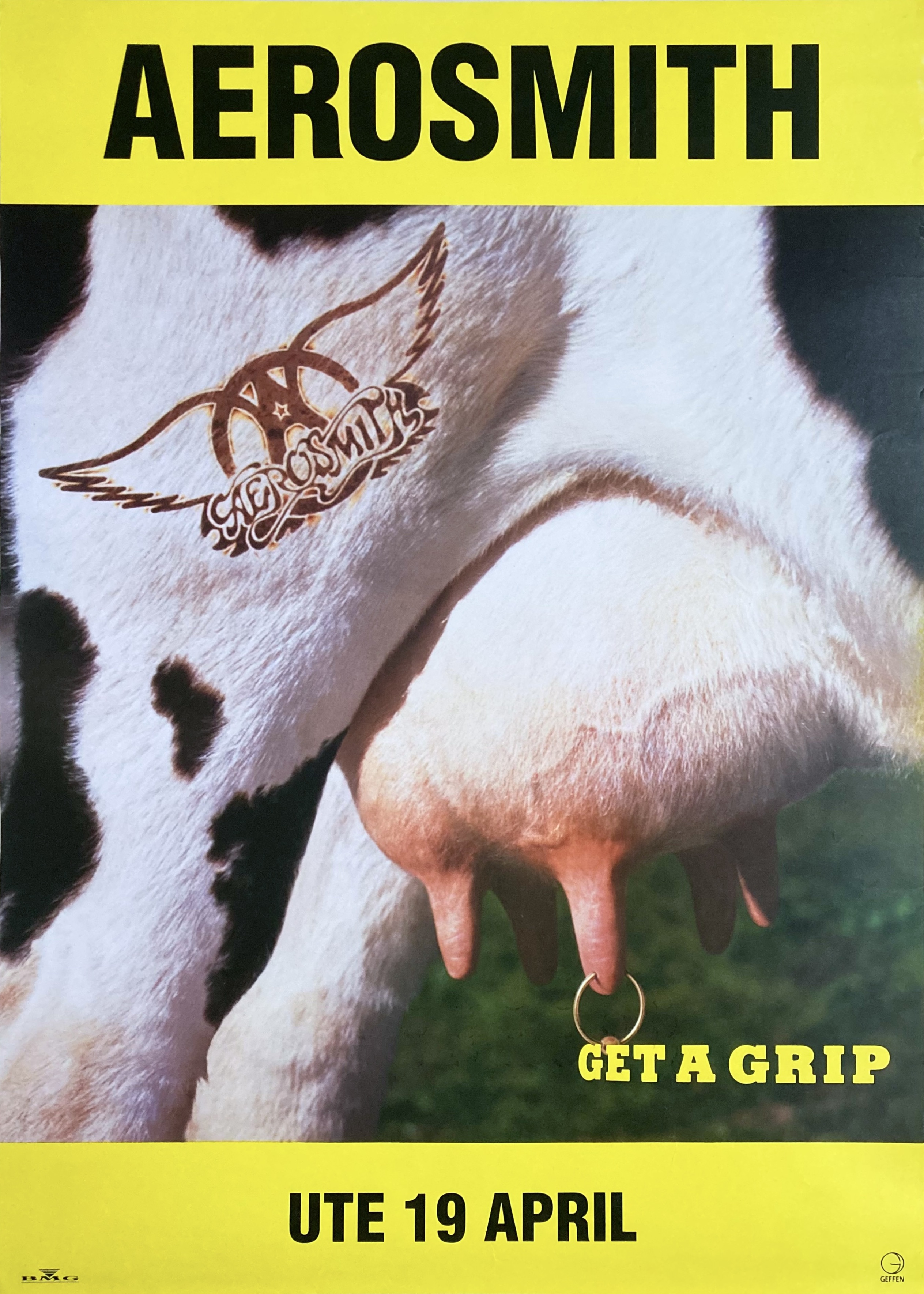 AEROSMITH - Get A Grip (1993) LP Promoaffisch - 2
