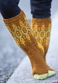 Viking 1822 Häfte med sockmönster till Viking Sportsragg 23-22 maskor /10 cm 