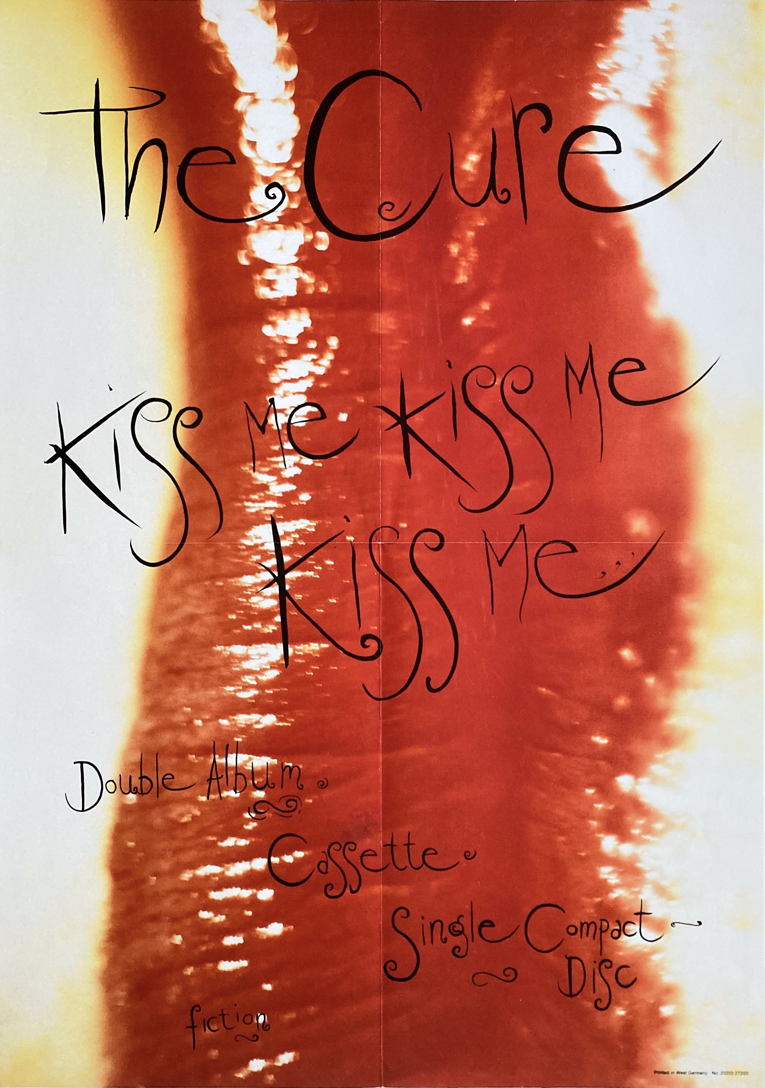 THE CURE - Kiss Me Kiss Me Kiss Me (1987) LP / 7" Promo poster