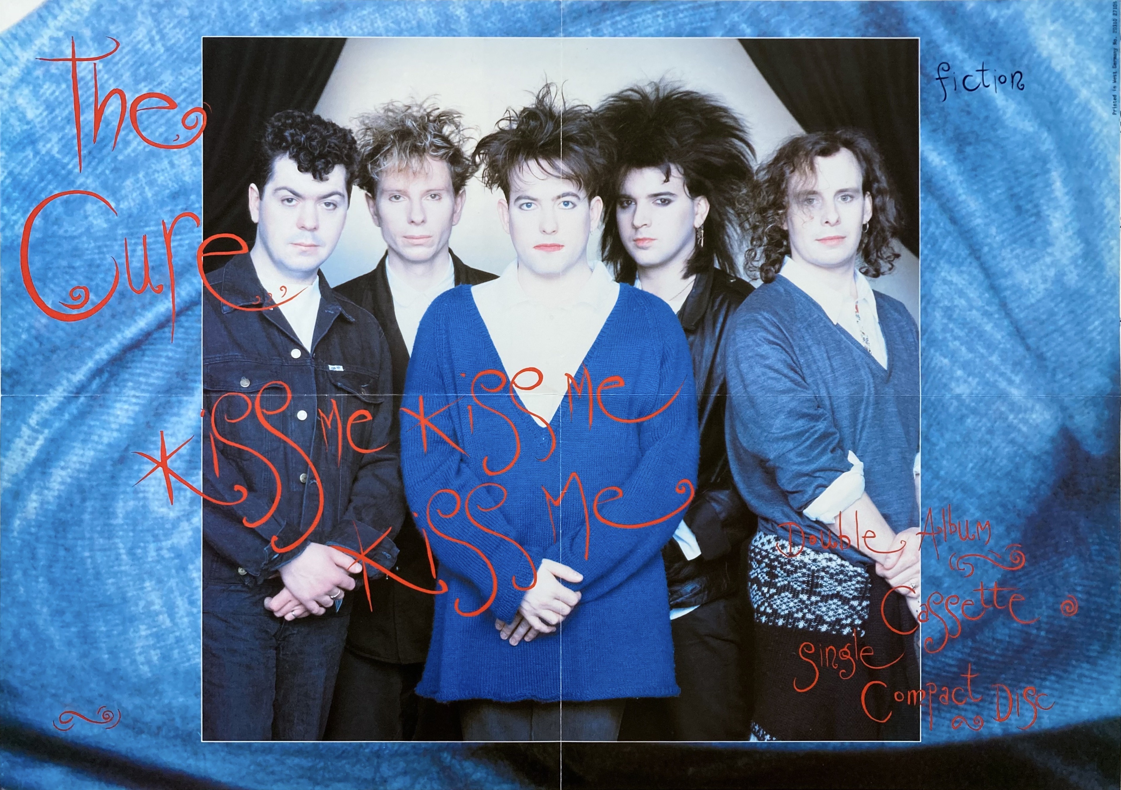 THE CURE - Kiss Me Kiss Me Kiss Me (1987) LP / 7" Promo poster