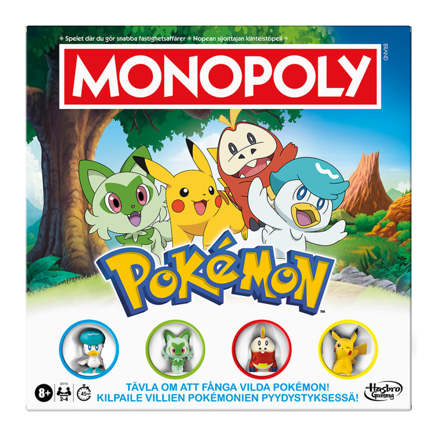 Monopol Pokémon (SE/FI) – Hasbro