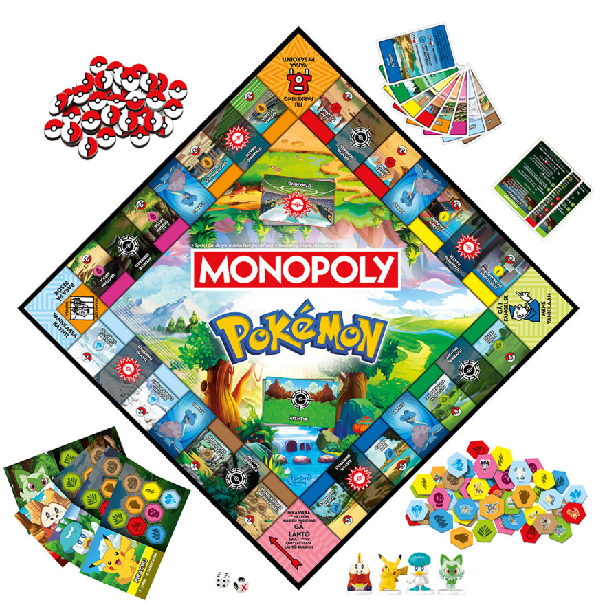 Monopol Pokémon (SE/FI) – Hasbro - 2