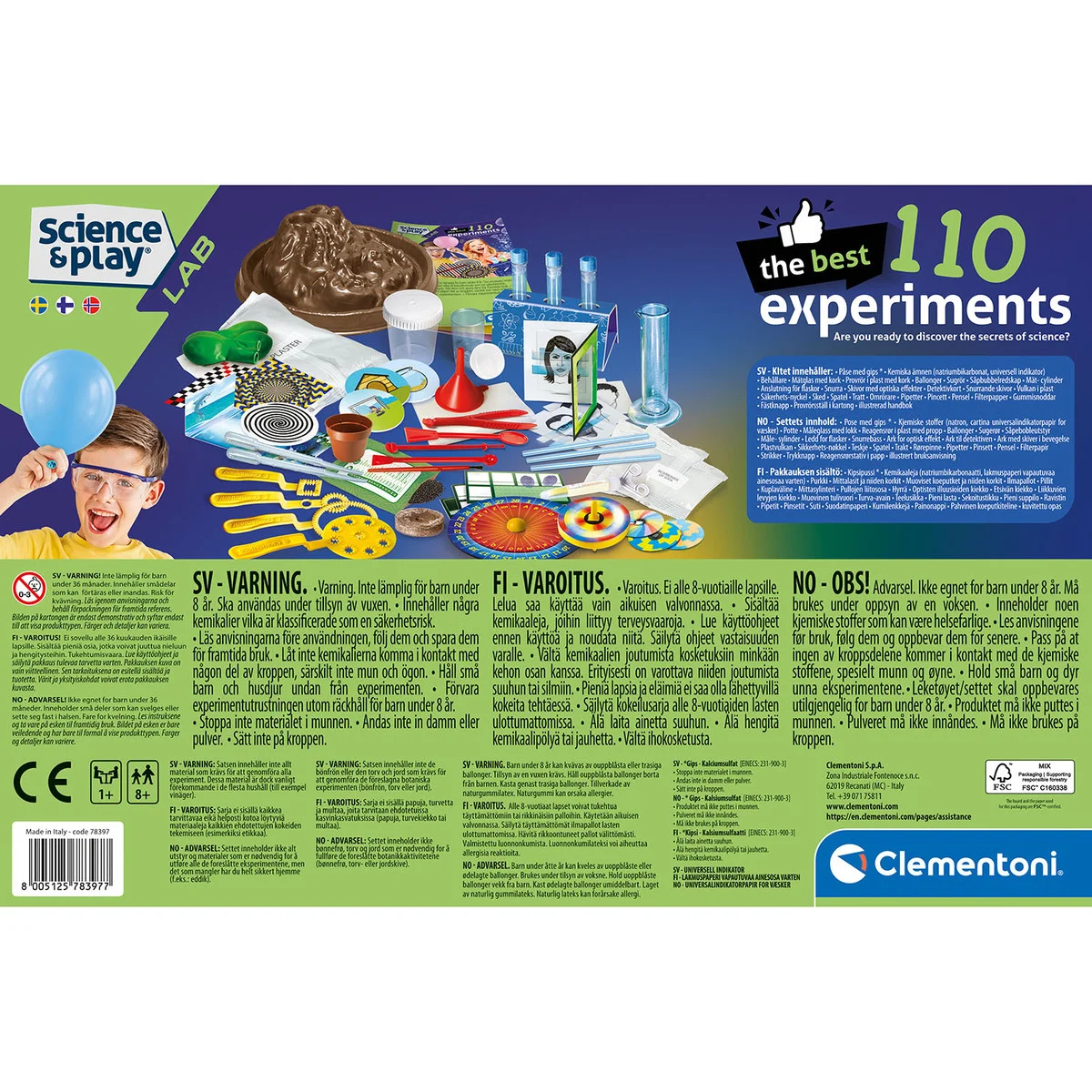 Best 110 Experiments – Clementoni - 7