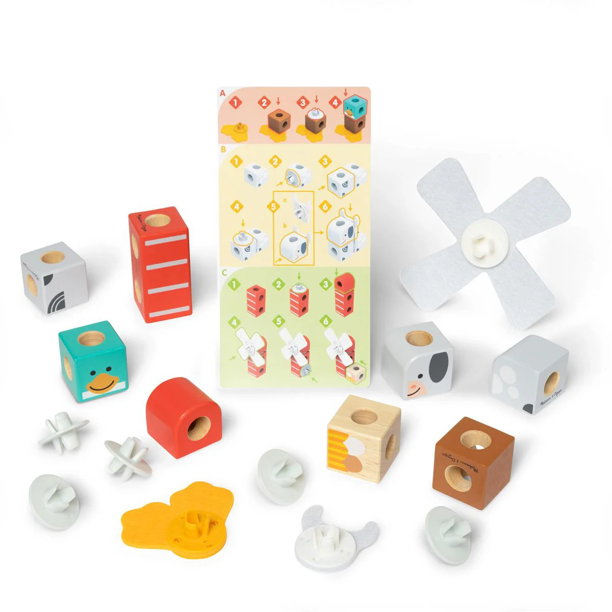 Blockables Farm Friends – Melissa & Doug - 3