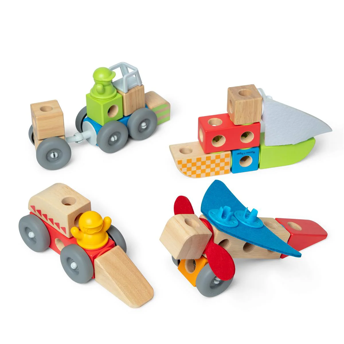 Blockables Byggset Fordon – Melissa & Doug - 2